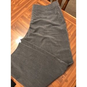 DOTS Womens 24 TALL gray‎ trouser dress pants